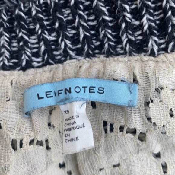 ANTHROPOLOGIE DIPPED LACE KNIT SWEATER - Picture 7 of 7